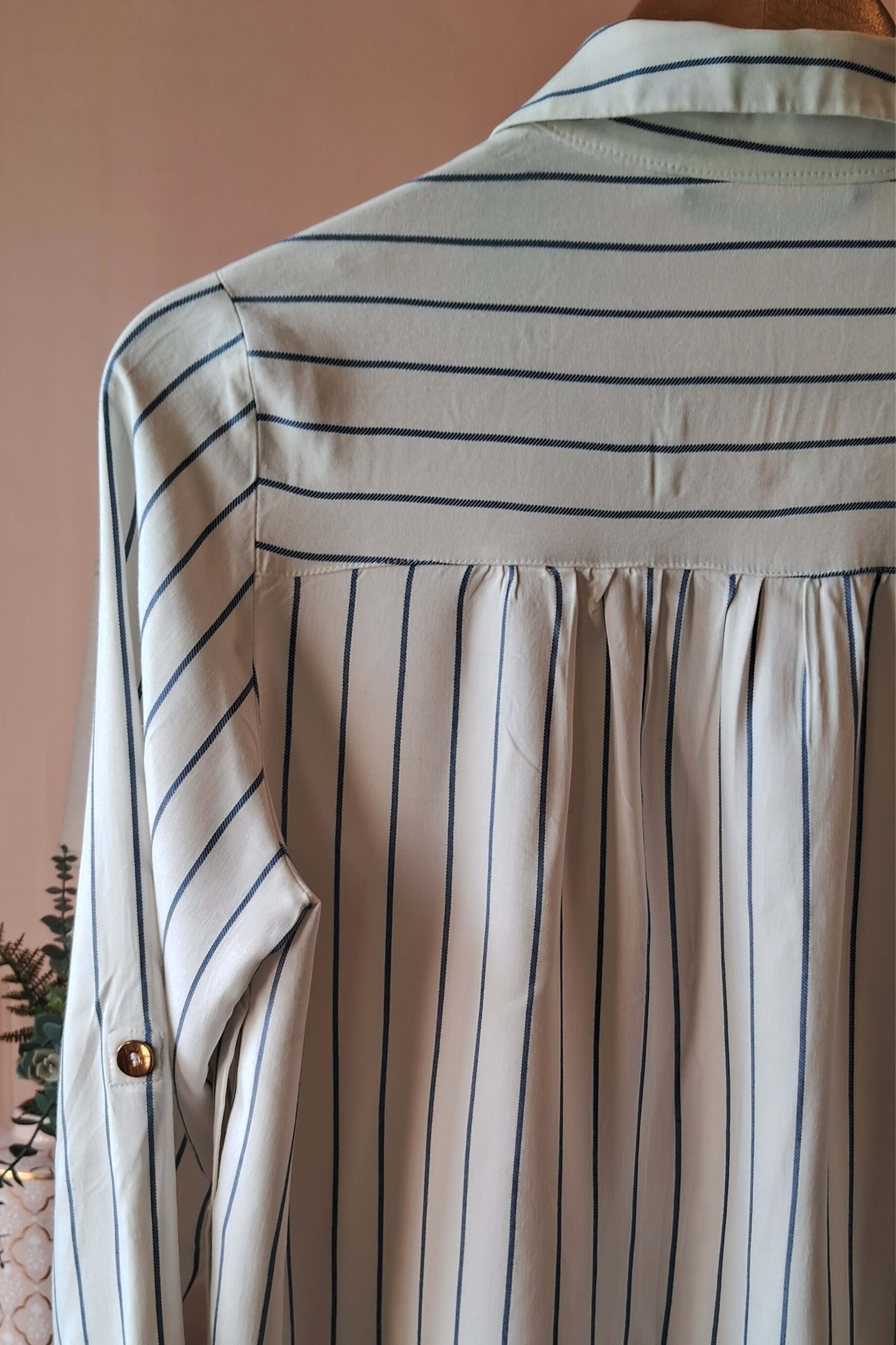 White Striped Shirt (PL-54)