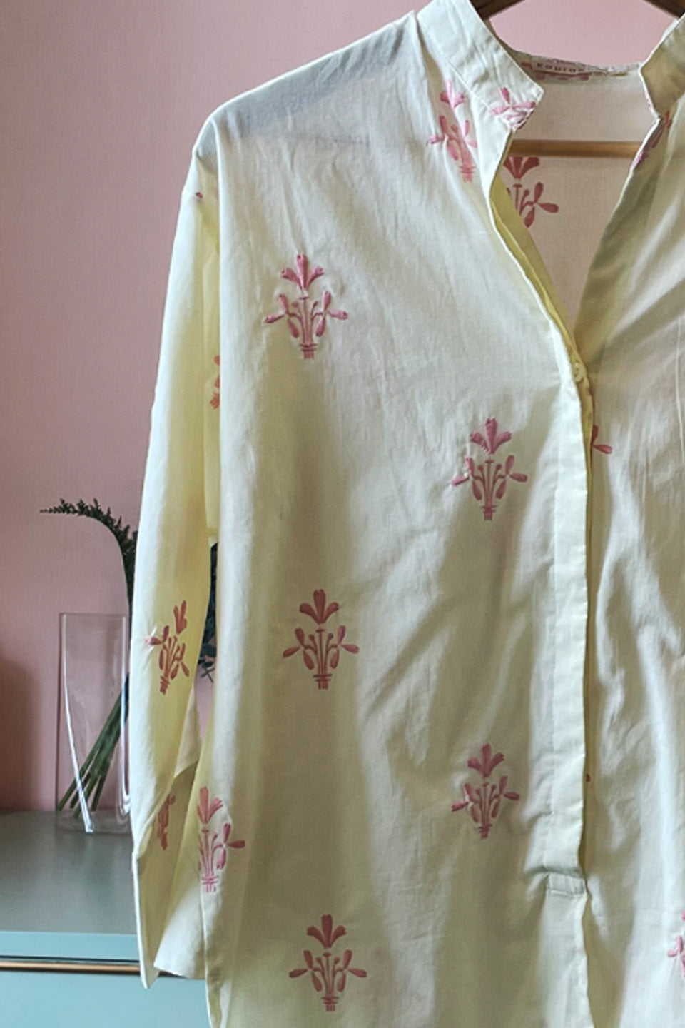 Lemon Embroidered Cotton (Shirt Only)