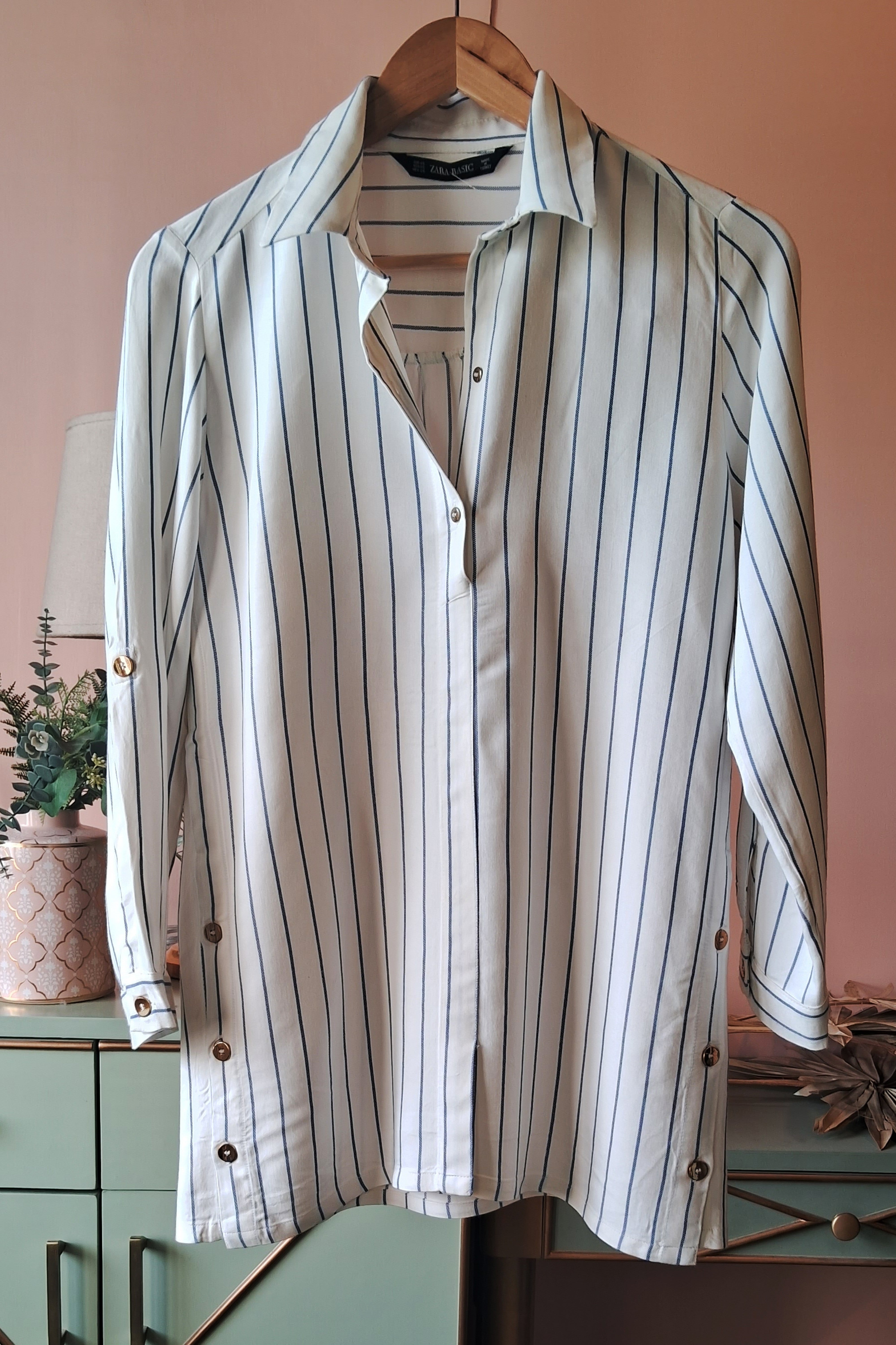 White Striped Shirt (PL-54)