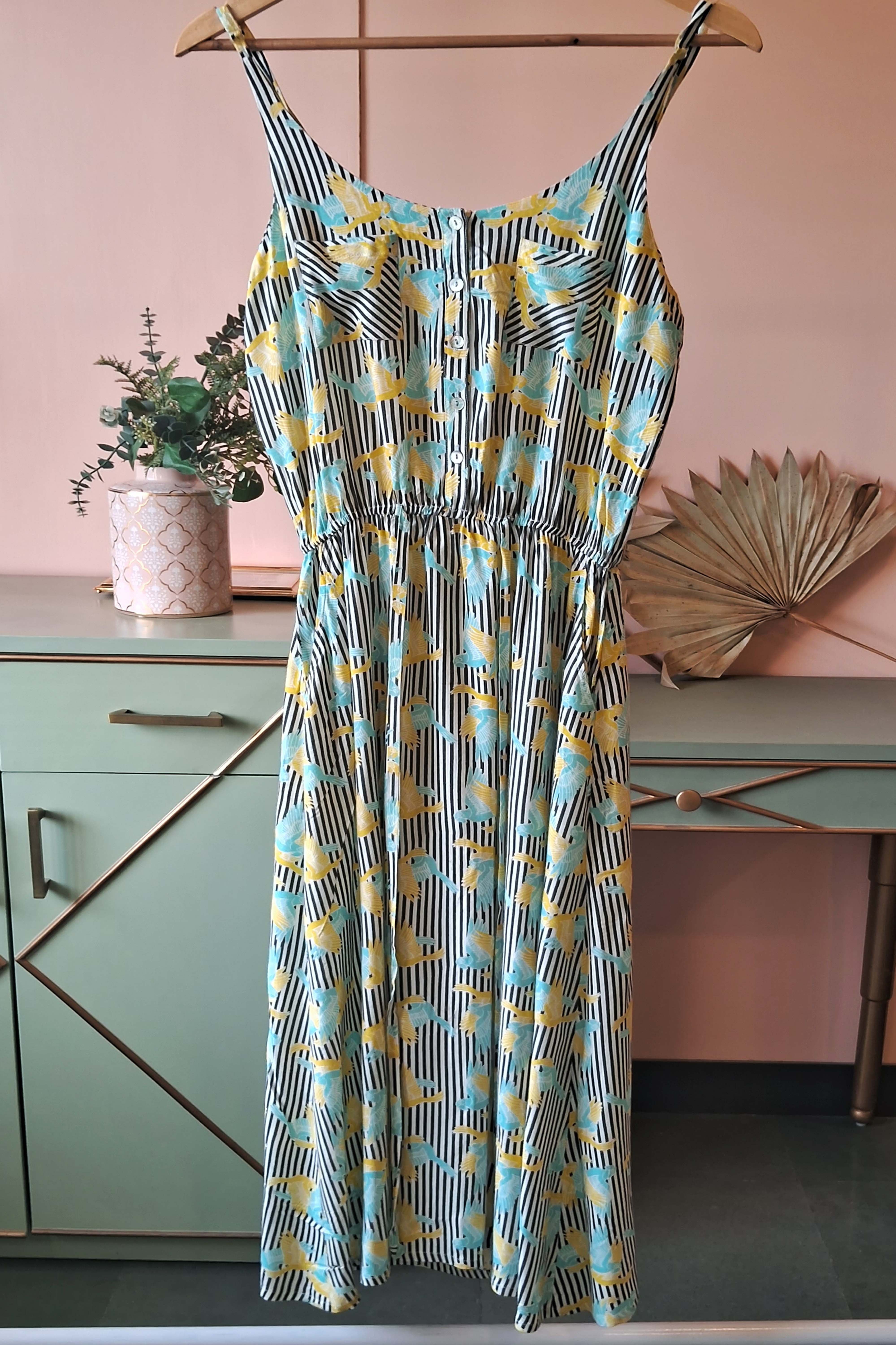 Printed Midi Dress (PL-38)