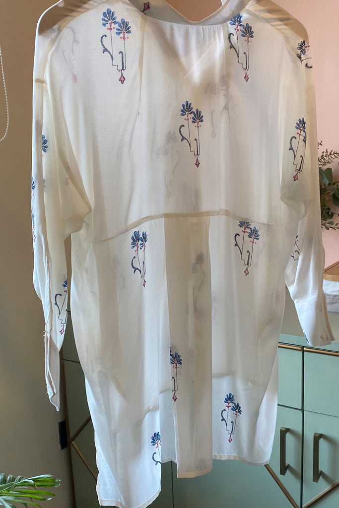 Off-Mughal White Muslin (Shirt only)