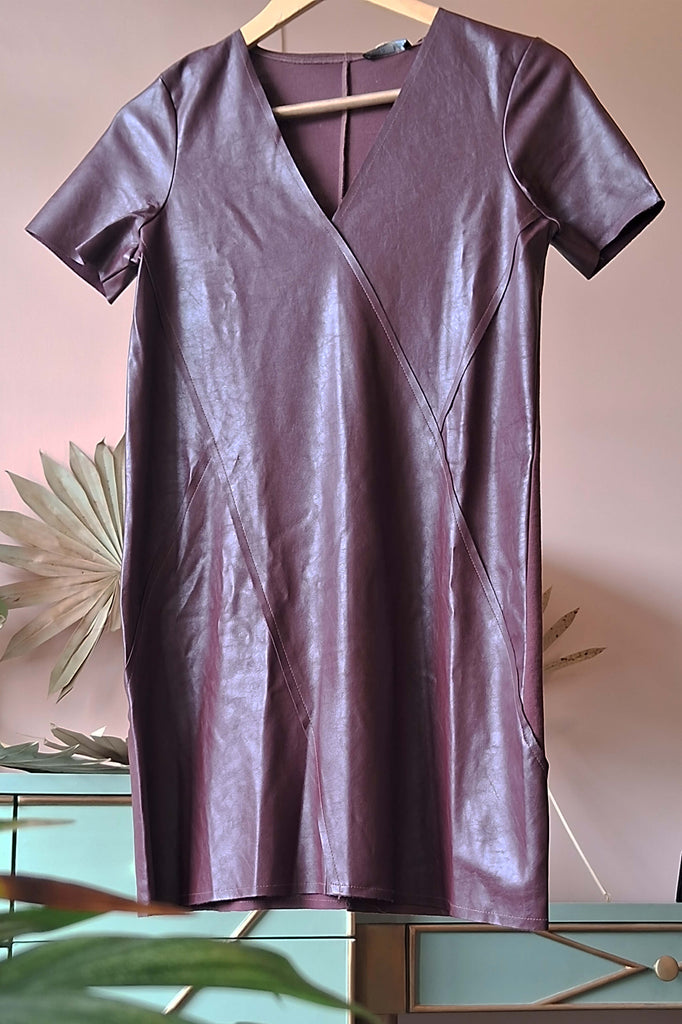 Burgundy Short Dress (PL-82)