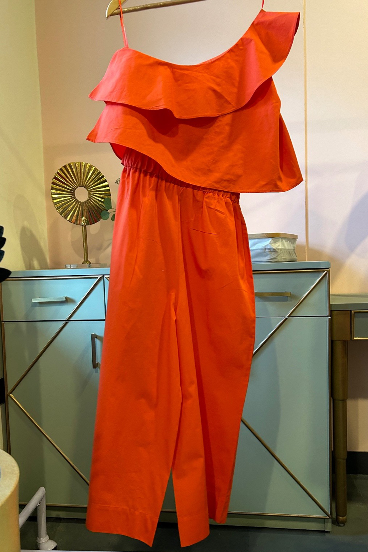 Orange Jumpsuit with Frills (PL-113)