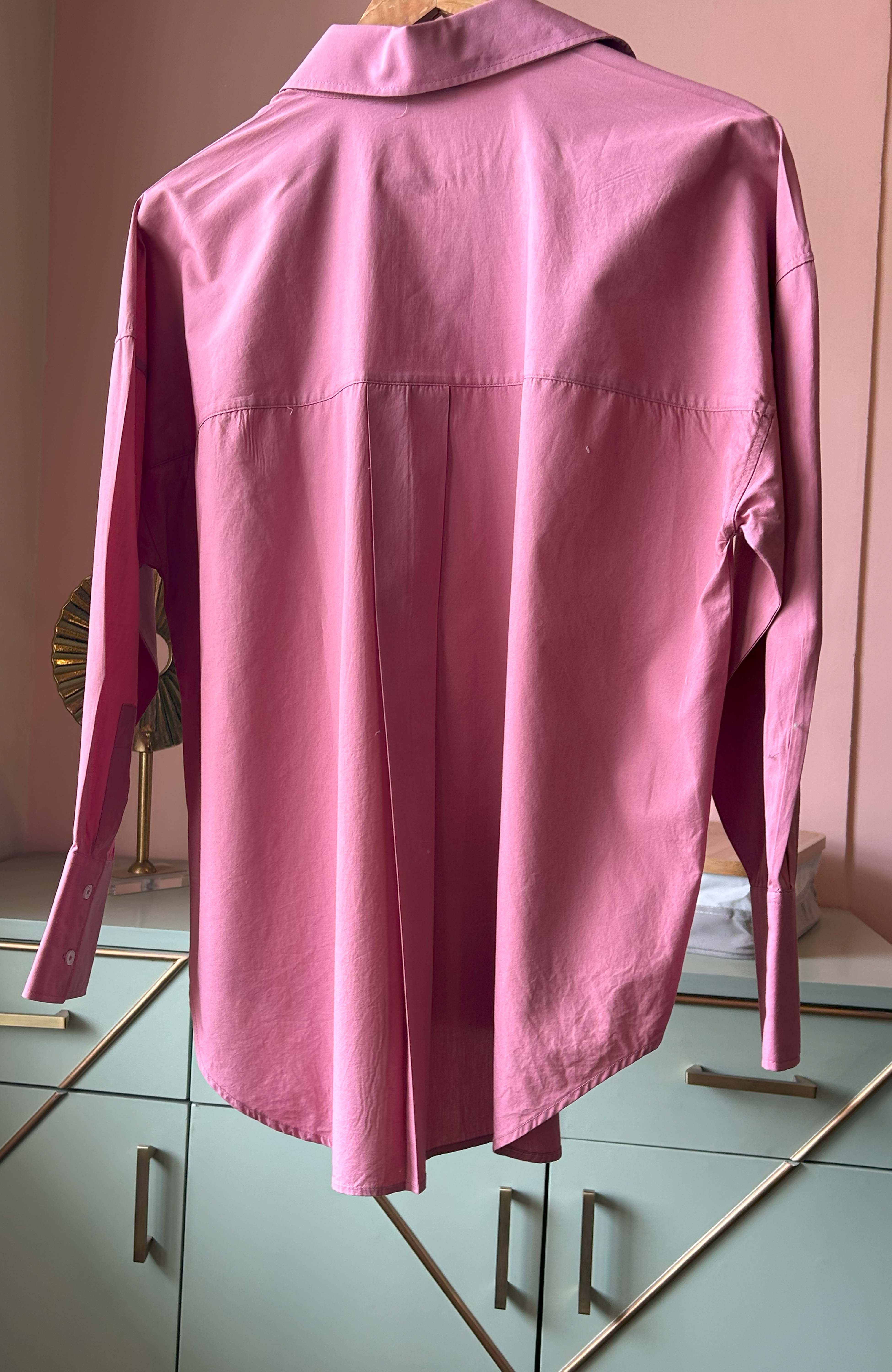 Rose Pink Oversized Shirt (PL-103)