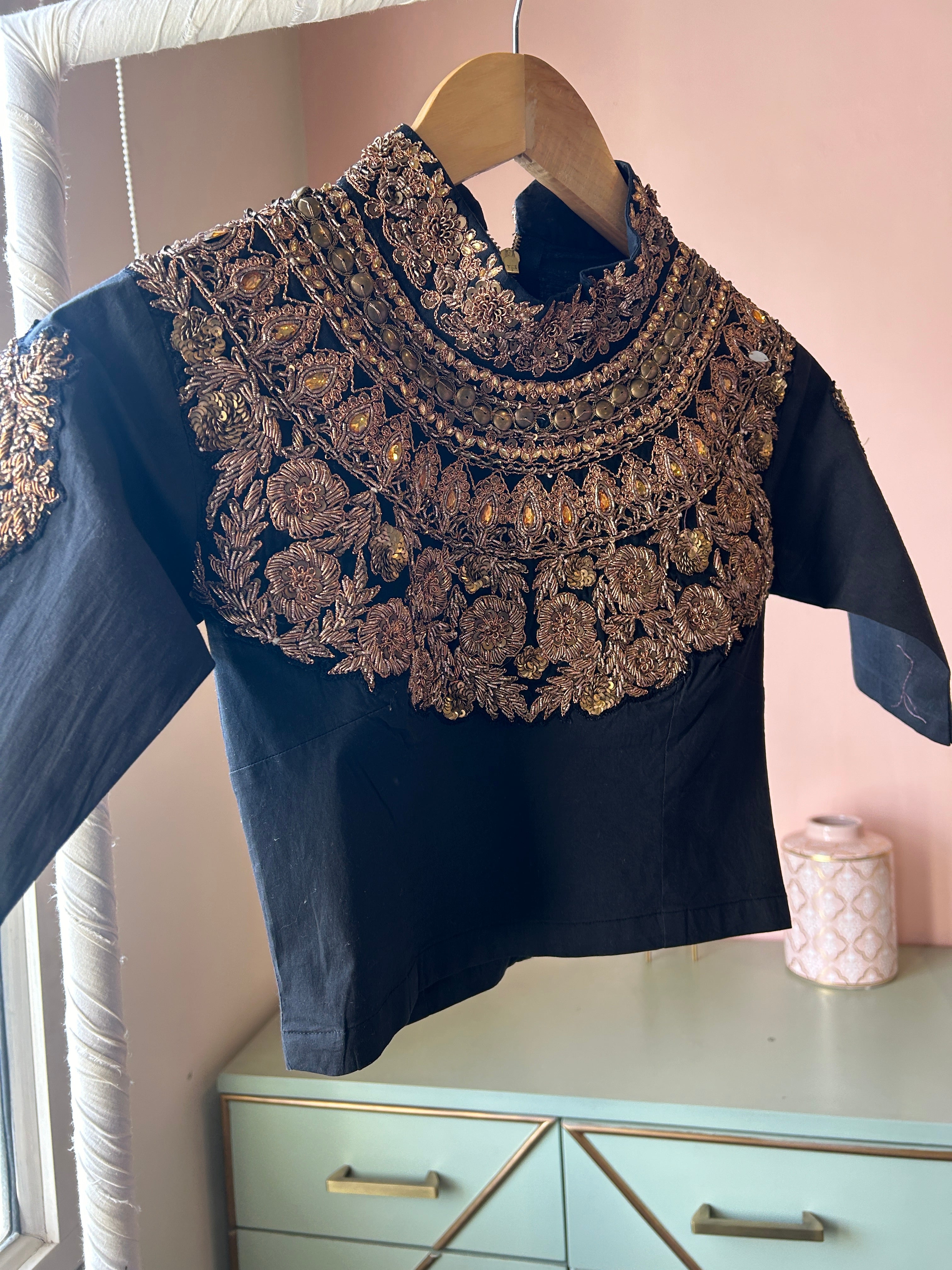 Fancy Heavy Handwork Blouse (PL-150)