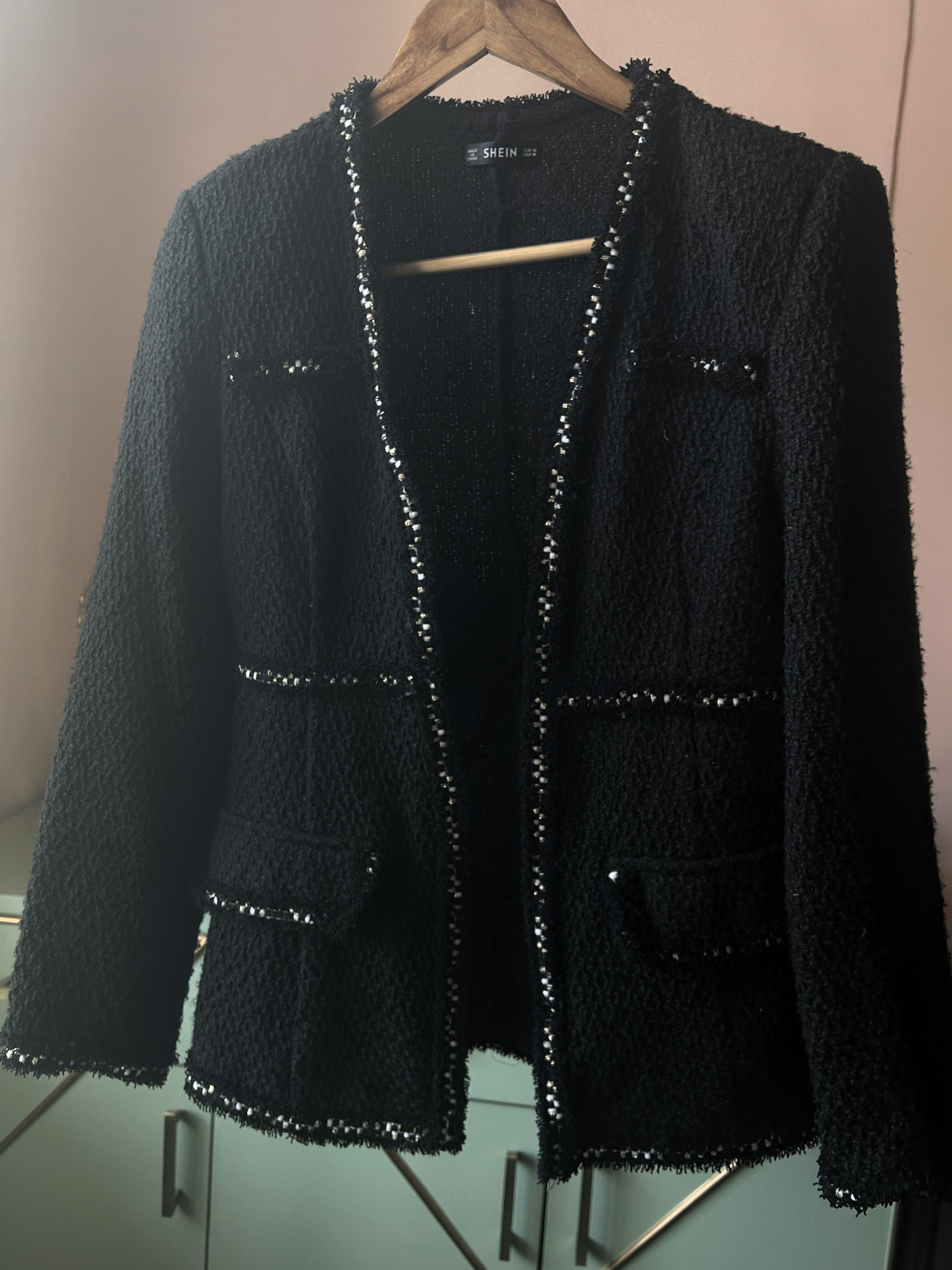 Black Woolen Jacket(PL-122)