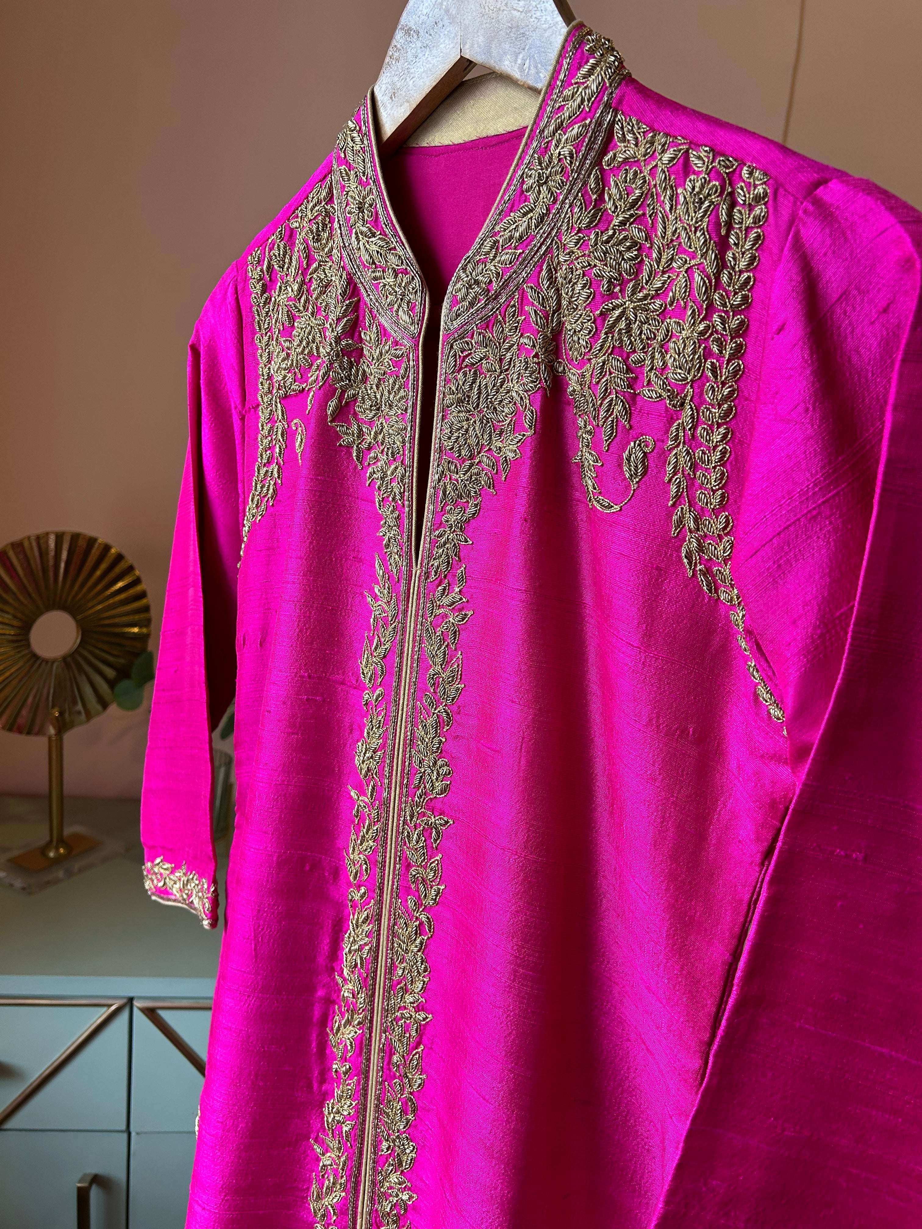 Magenta Single Kurta(PL-128)