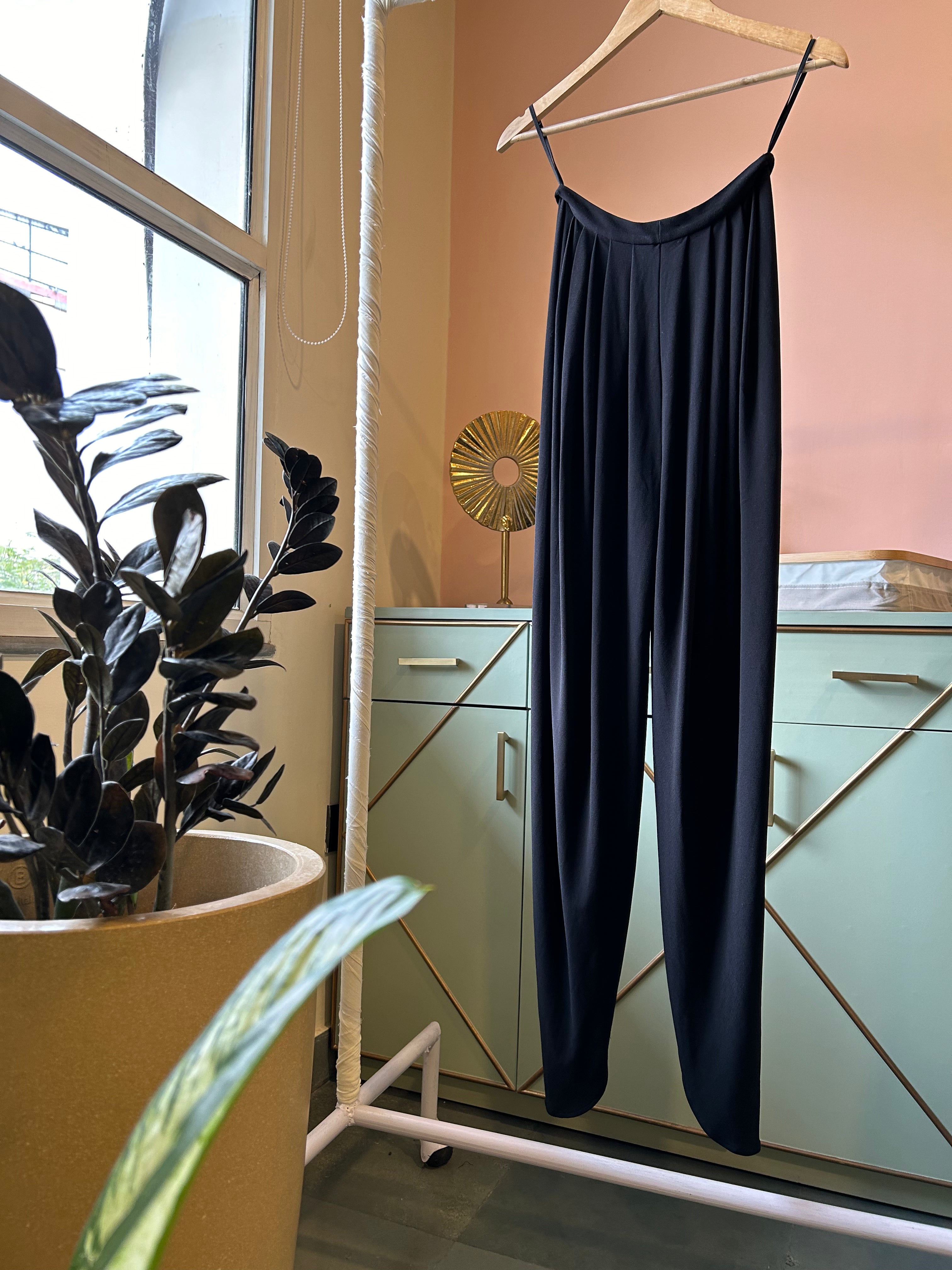 Black Pleated Pant (PL-138)